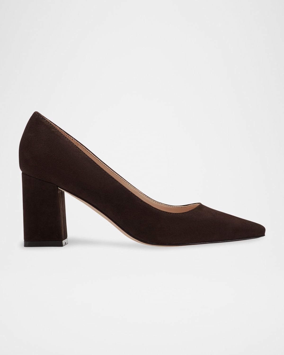 Zala Suede Pointed-Toe Pumps