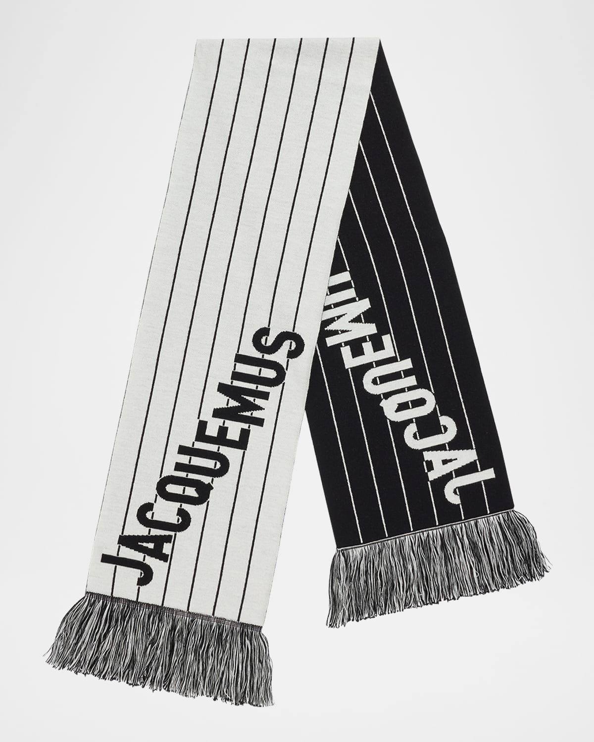 The Liga Striped Knit Scarf