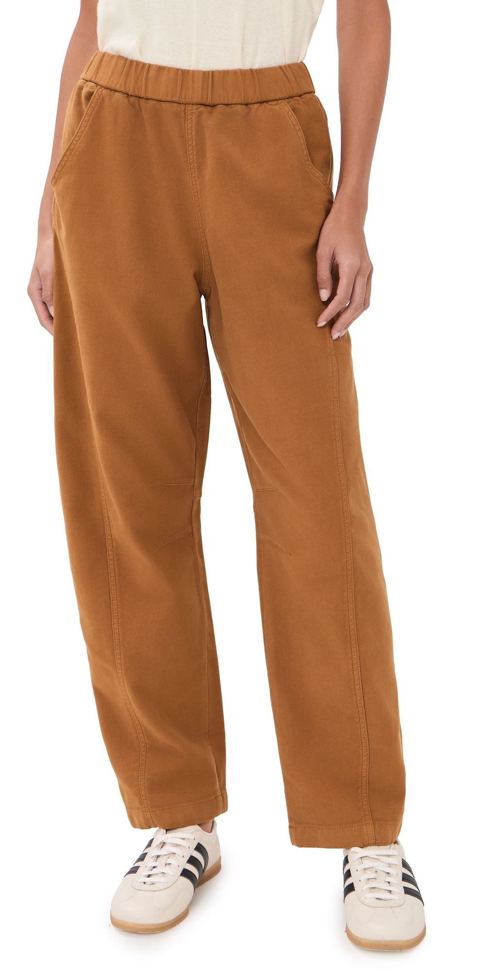 Marine Layer Jessie Barrel Pants Tobacco L