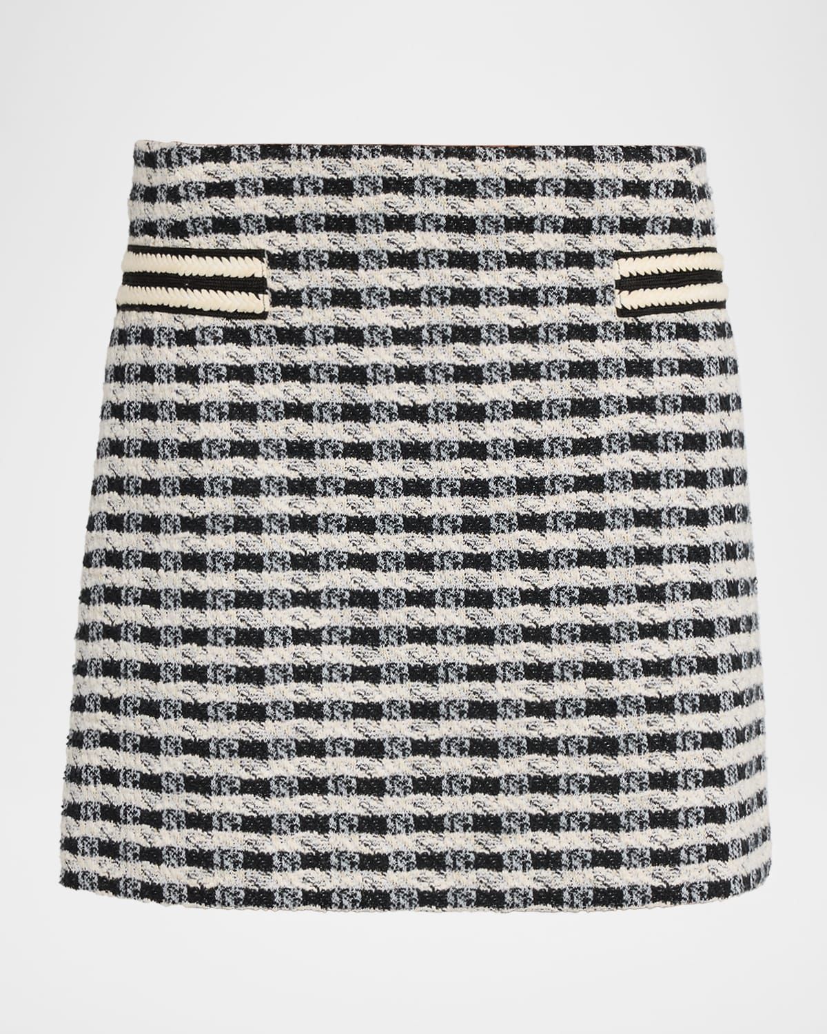 Charlie Gingham Tweed Mini Skirt