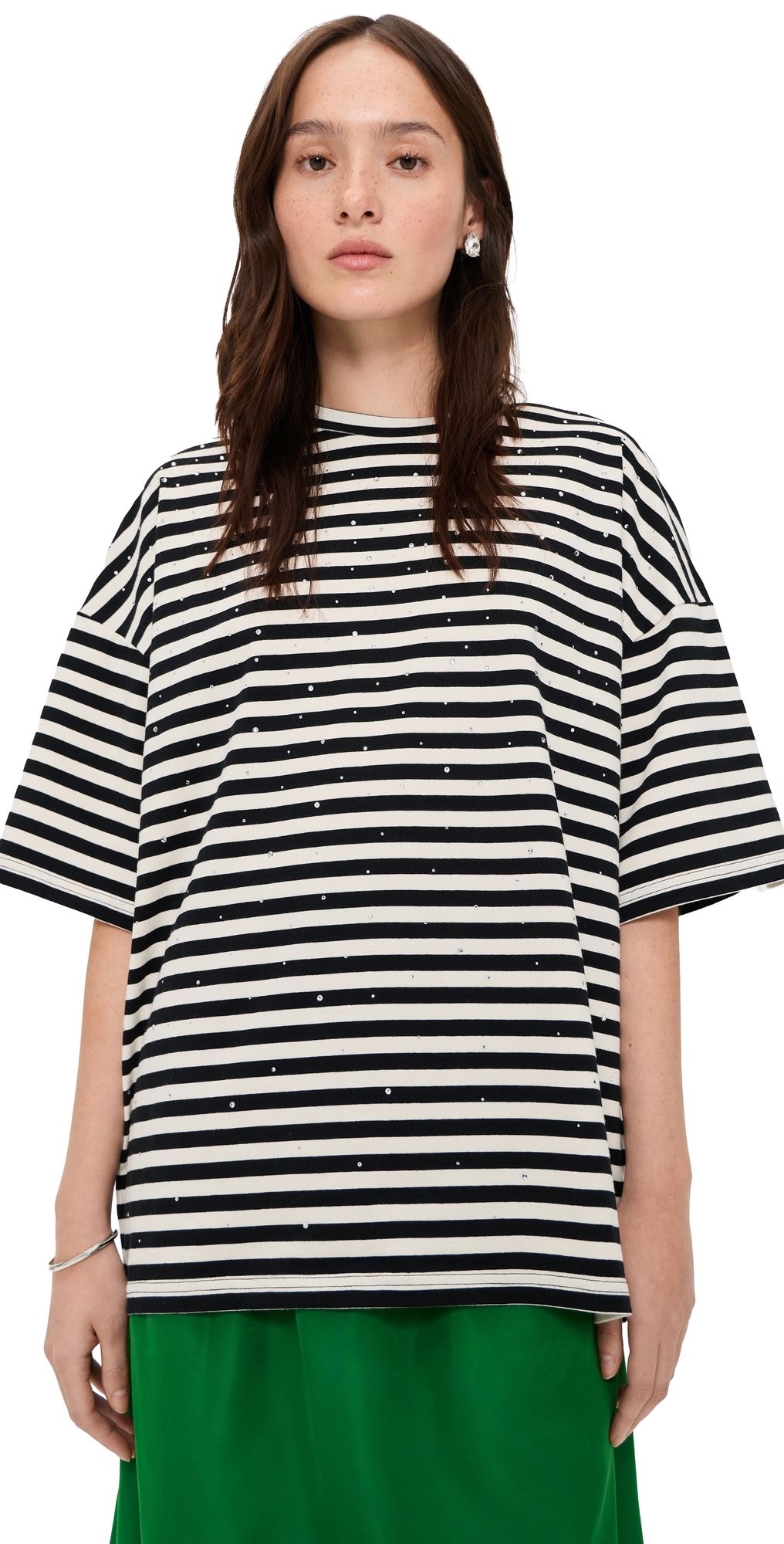 ESSENTIEL ANTWERP Joste Striped T-Shirt Combo3 Off White 0