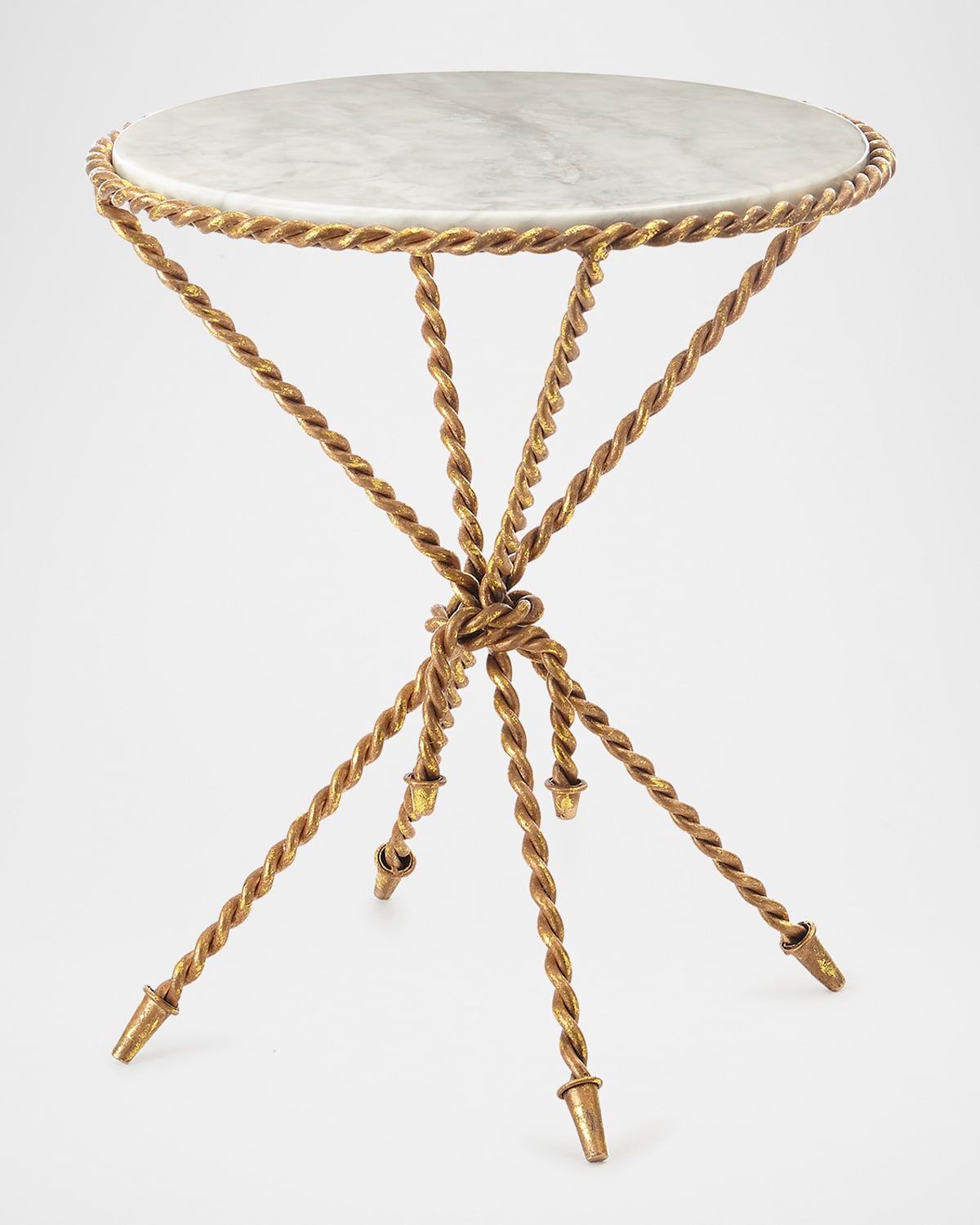 Tazio Marble-Top Side Table