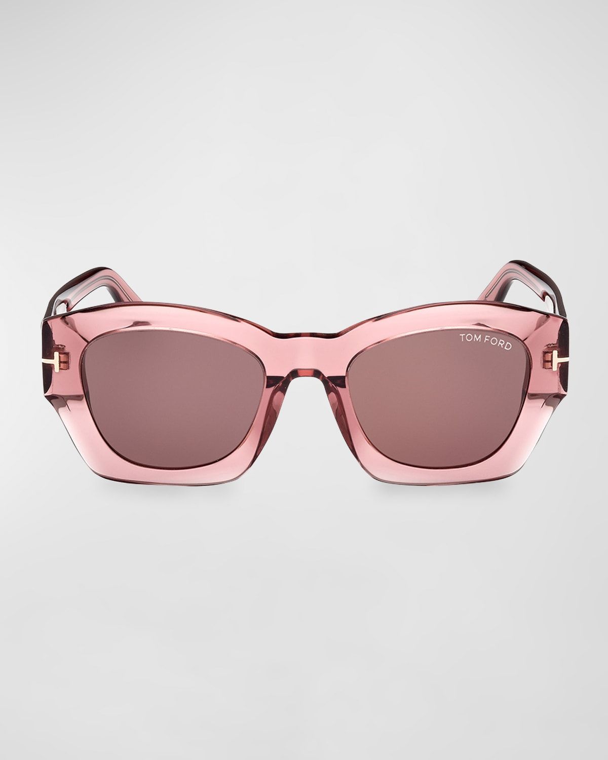 Guilliana Acetate Geometric Sunglasses