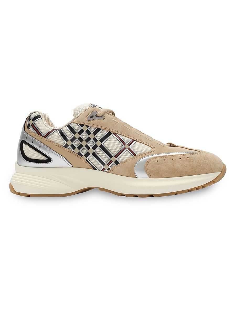 Men's Eclipse Low-Top Sneakers - Flax Silver - Size 13