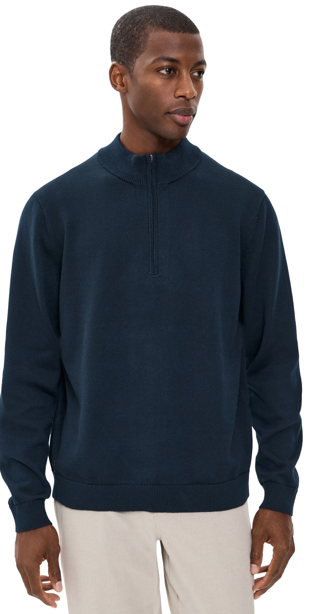 Rhone Commuter 1/4 Zip Sweater True Navy M