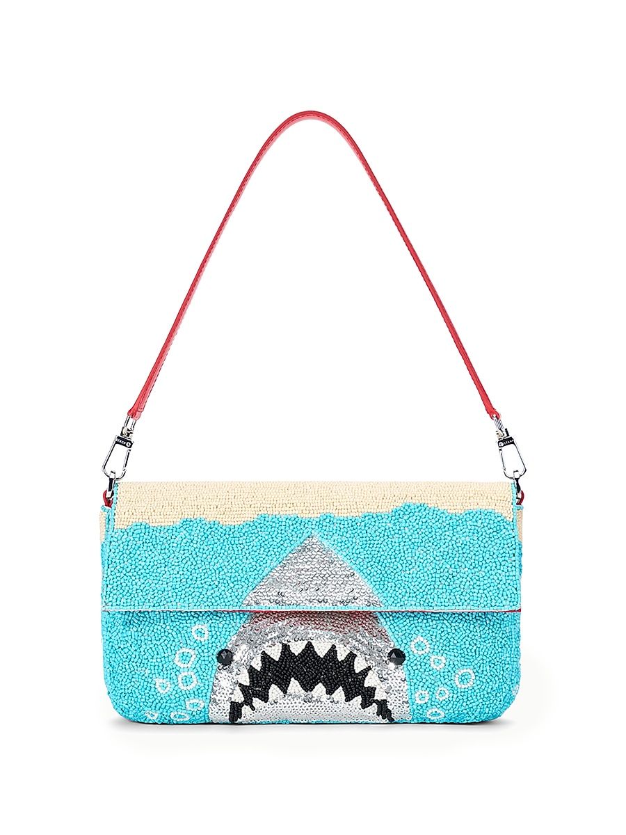 Women's Timmy Beaded Convertible Shoulder Bag - Great White