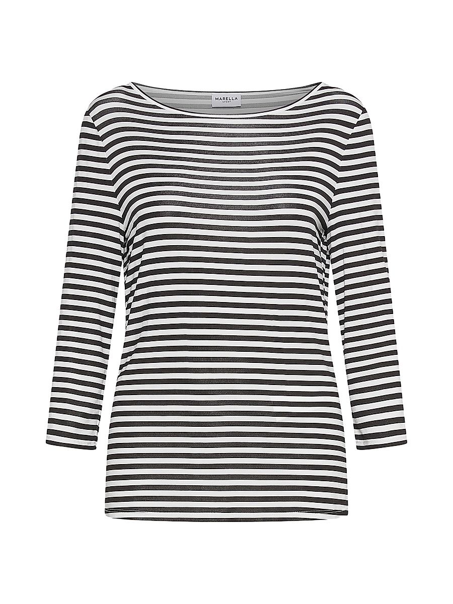 Women's Striped Jersey T-Shirt - Size XL
