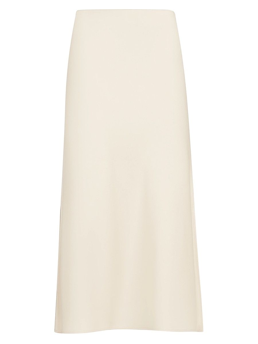 Women's Satin Cady Fluid Pencil Skirt - Silk - Size 14