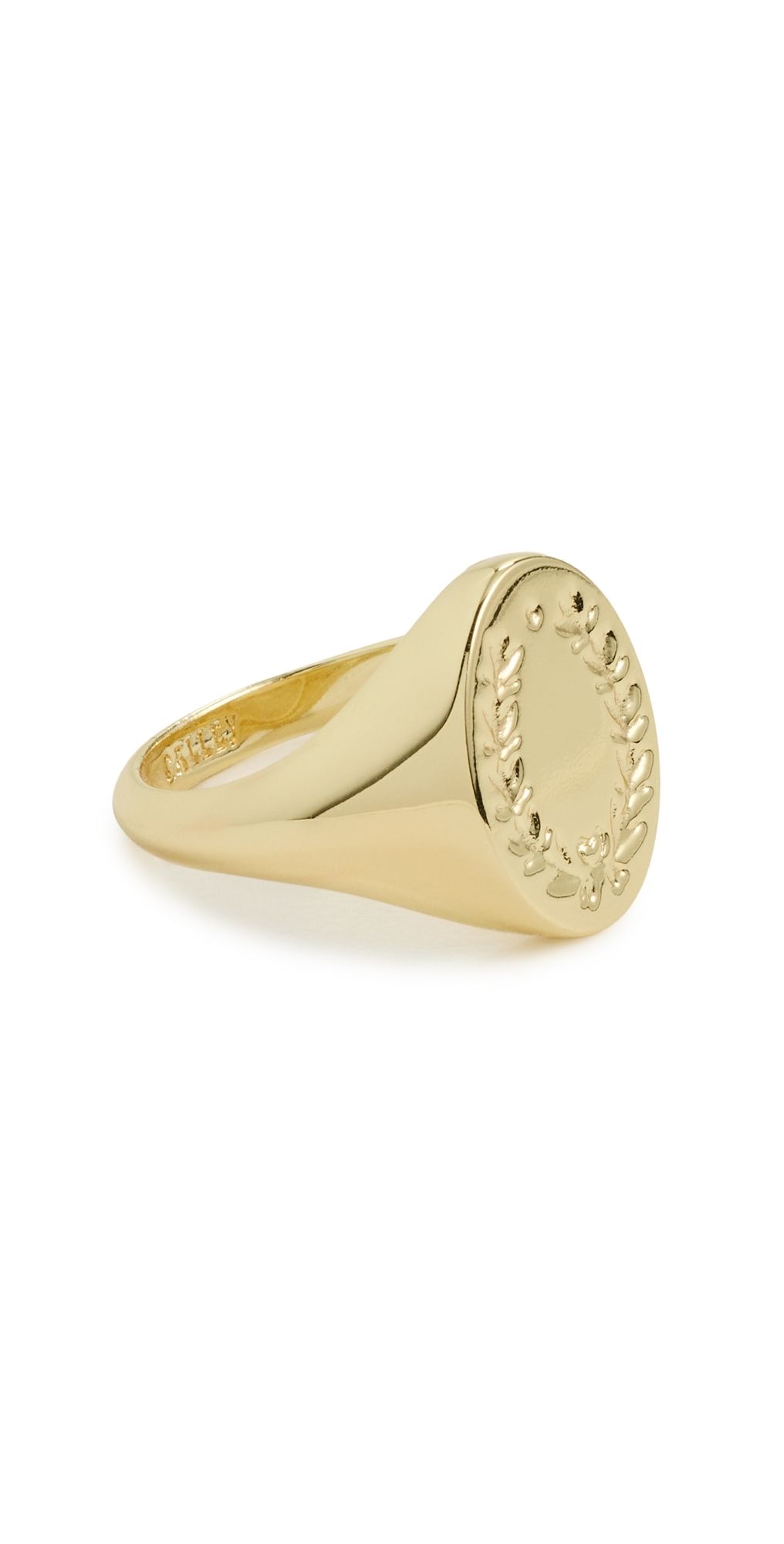 Galley Los Angeles Conway Ring Sterling Silver Plated/Gold 7