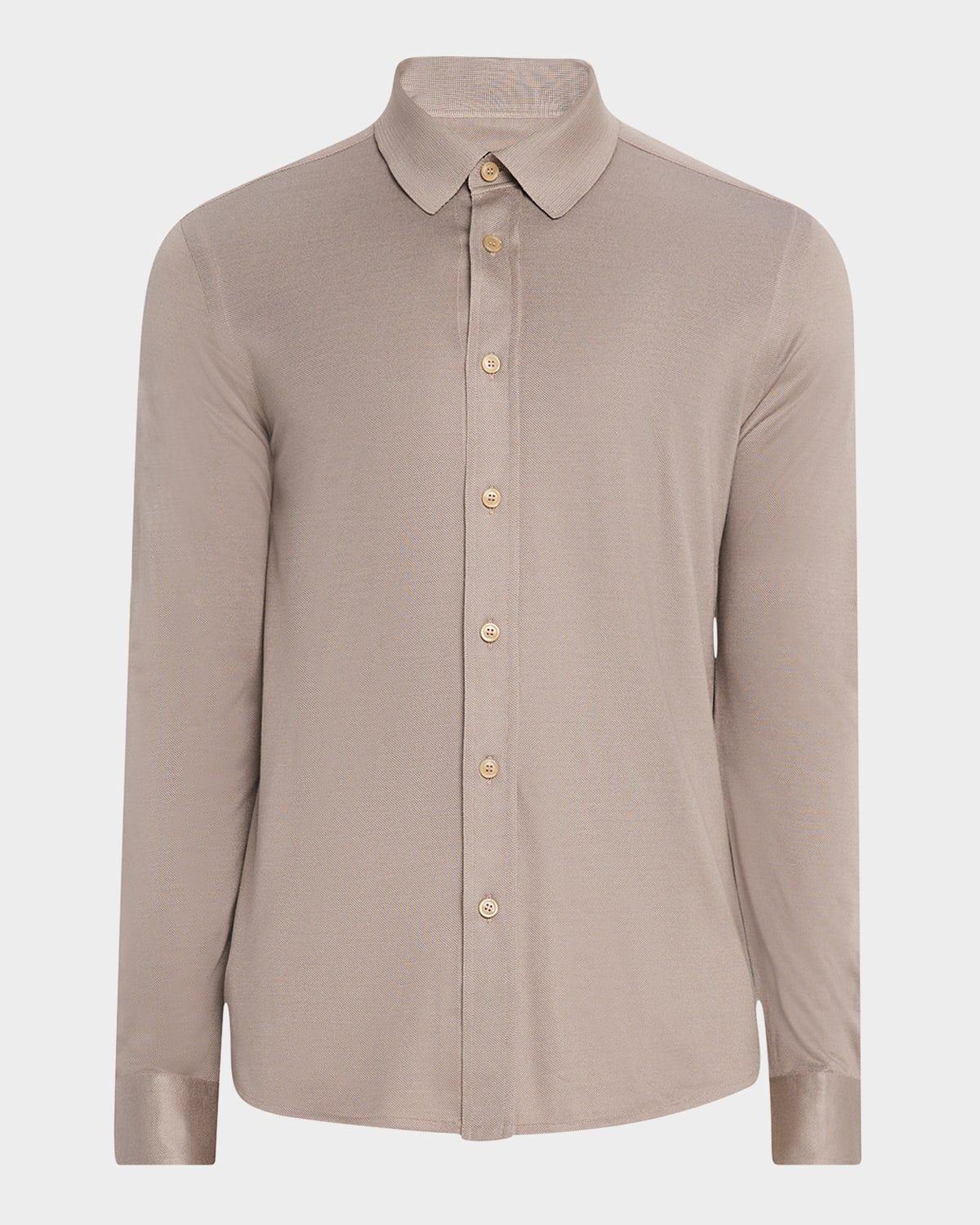 Men & apos;s Silk Pique Sport Shirt