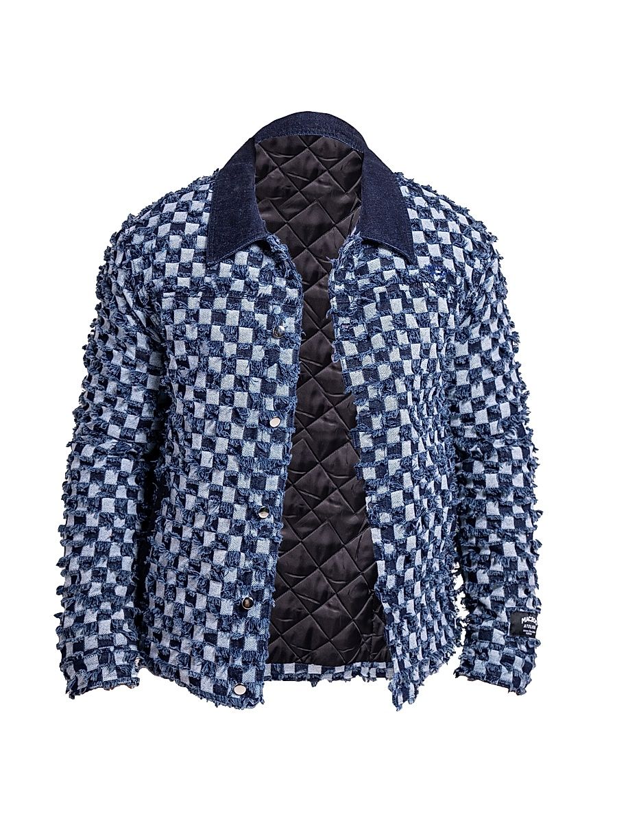 Men's Denim Ascension Jacket - Blue - Size XXXXL