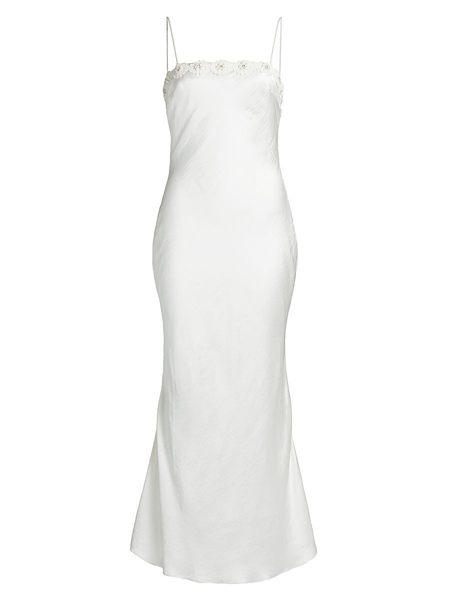 Women's Bride & Guest Clarissa Midi-Dress - Ivory - Size Large