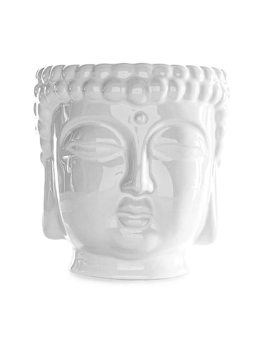 Buddha French Gardenia Scented Candle - White