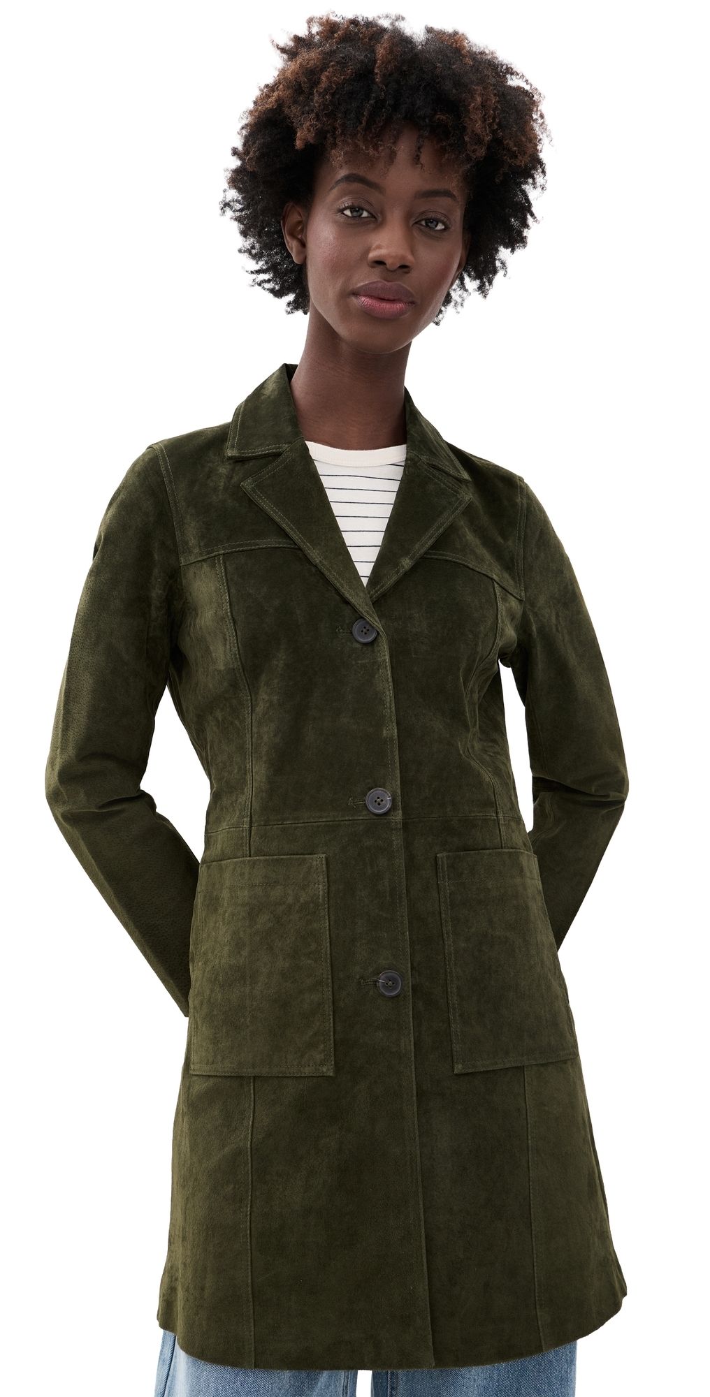 BLANKNYC Spicy Herbs Trench Coat Spicy Herbs XS