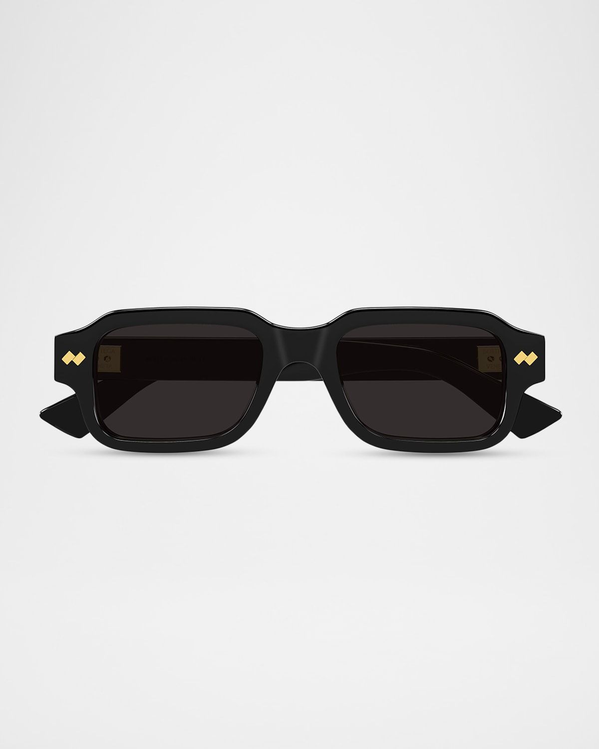 Men & apos;s BV1442S-001 Acetate Rectangle Sunglasses