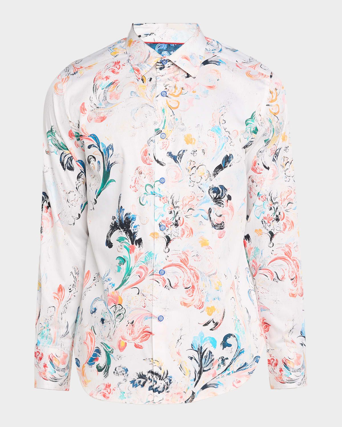 Men & apos;s Aldersgate Paisley Stretch Sport Shirt