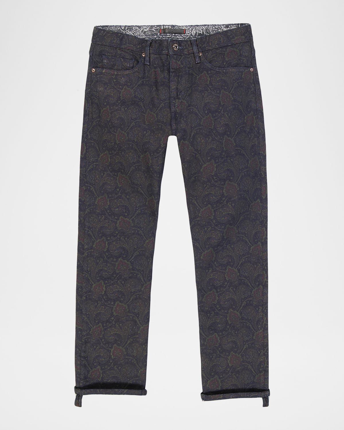 Men & apos;s Jaren Straight Paisley Print Jeans