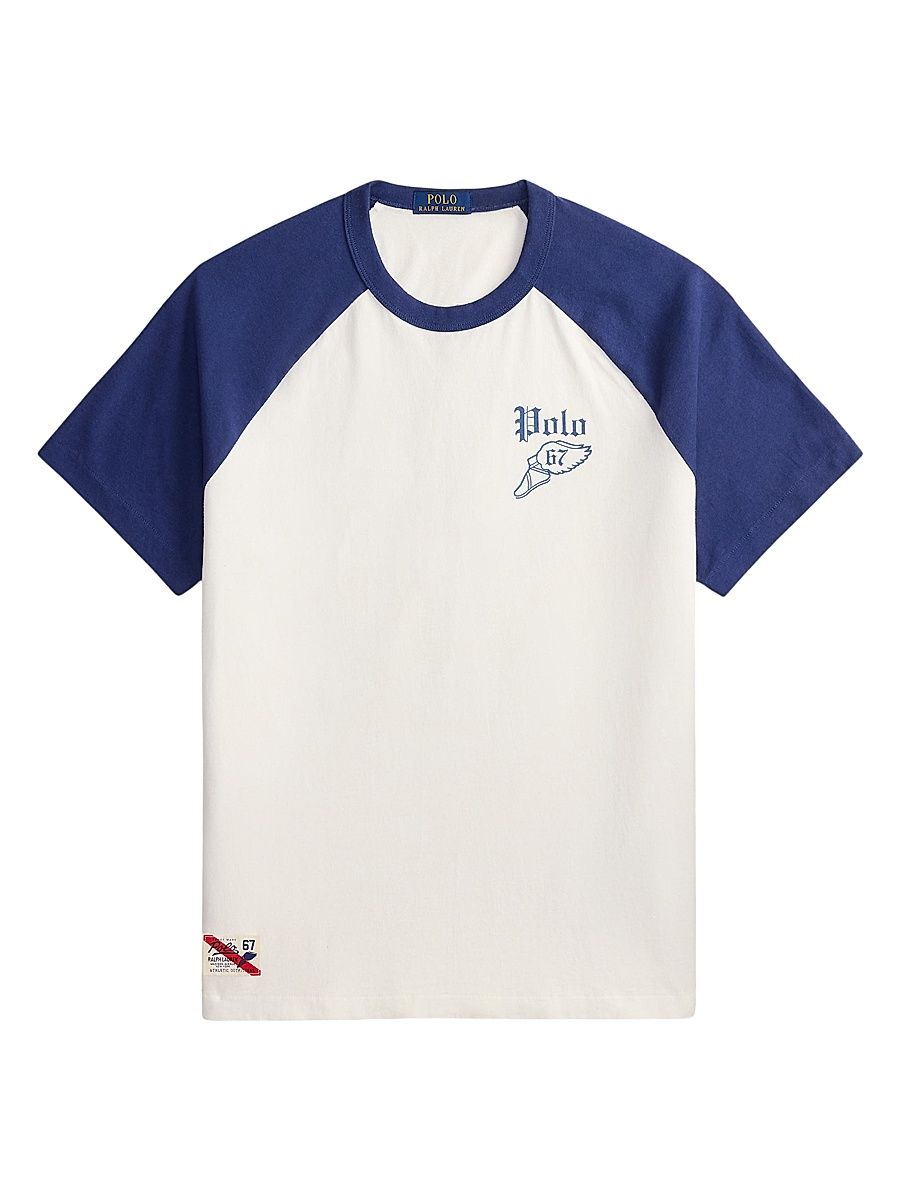 Men's Uneven Jersey Cotton T-Shirt - White Fresh Water - Size XXL