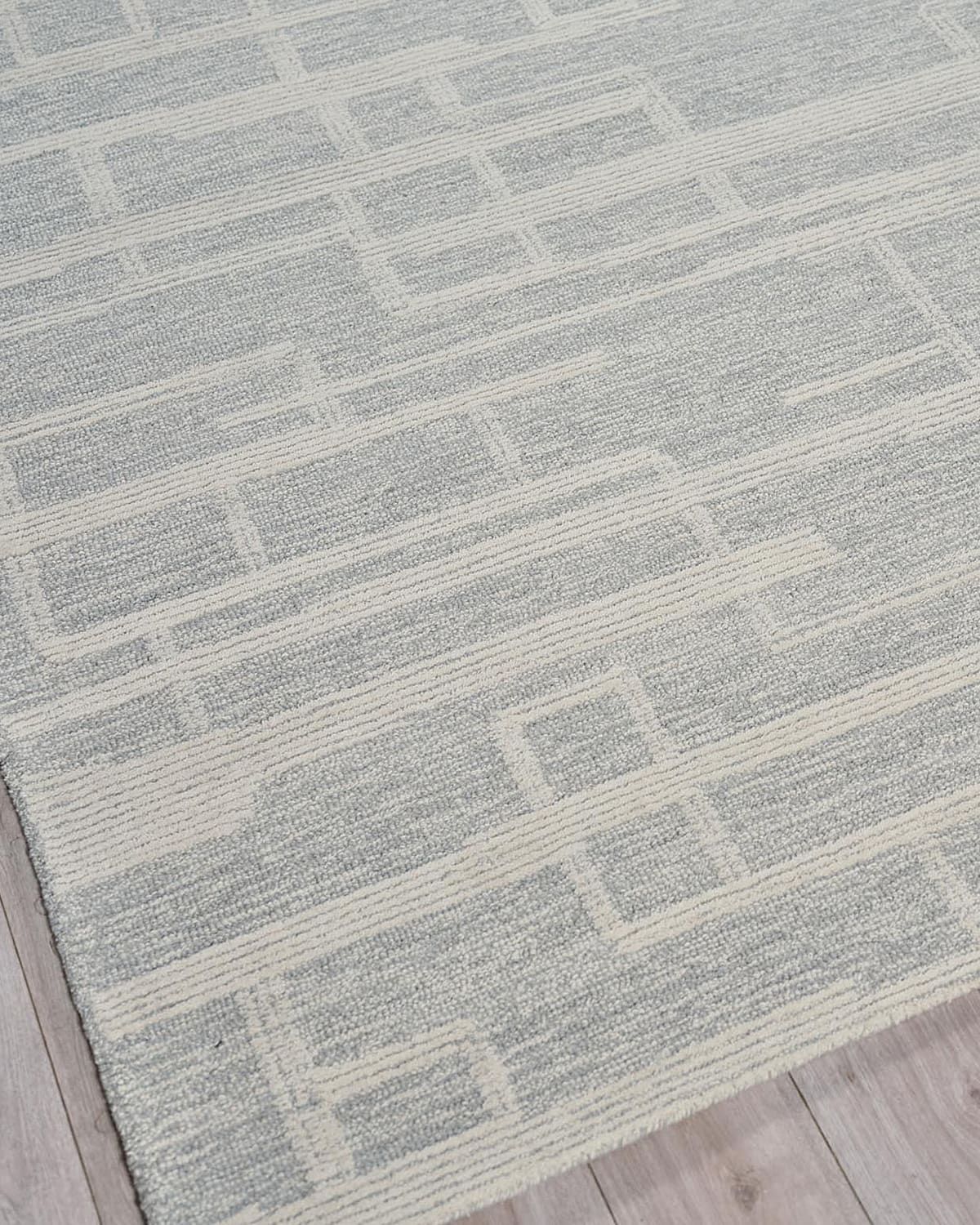 Park City Hand-Tufted Light Gray/Ivory Rug