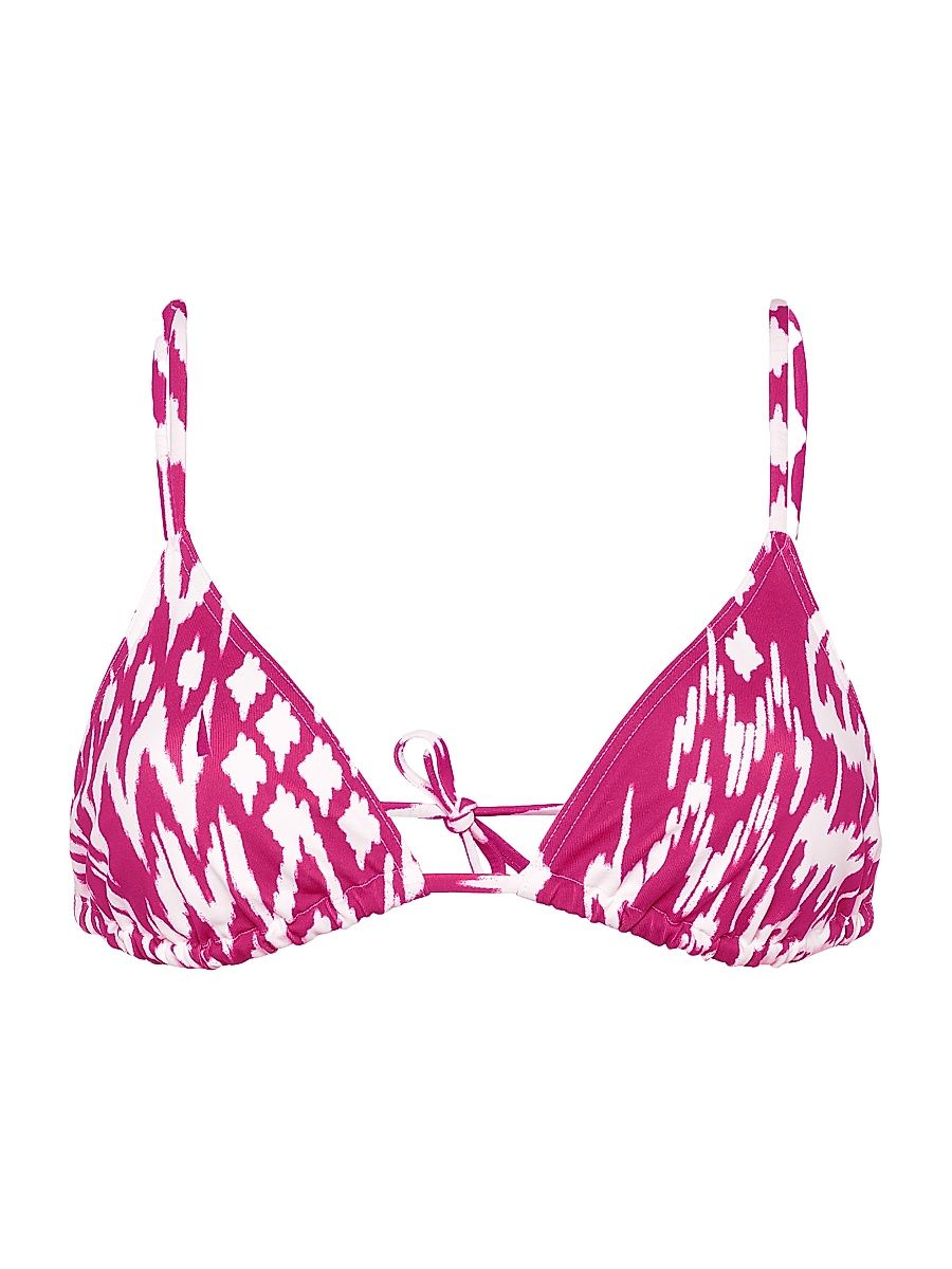 ERES Women's Sun Ikat Triangle Bikini Top - Imprime Wind Sunset - Size 4
