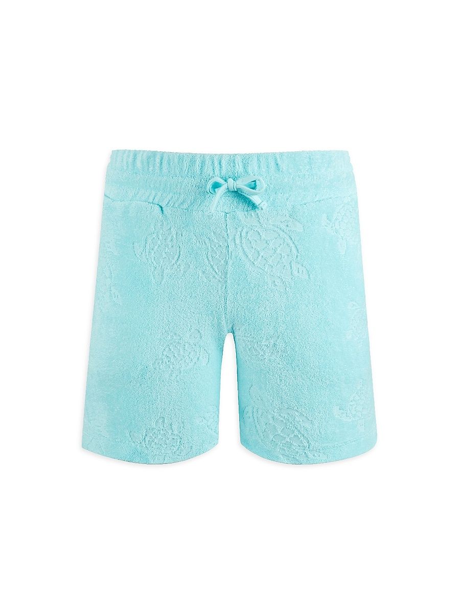 Little Boy's & Boy's Terry Cloth Jacquard Shorts - Thalassa - Size 10