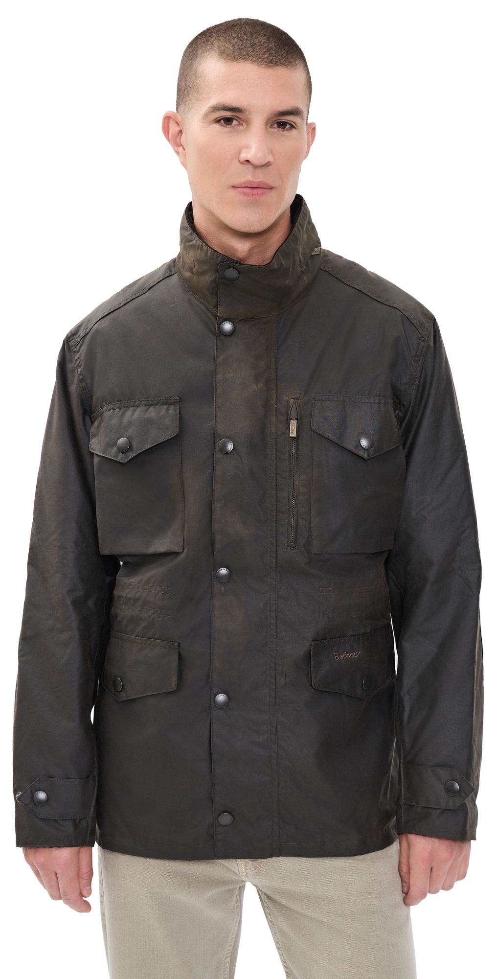 Barbour Ashby Wax Jacket Rustic/Classic S