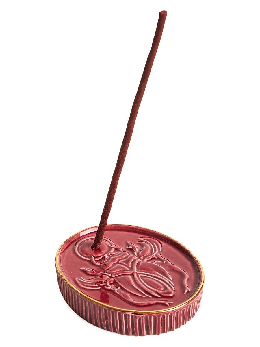 Oval Incense Holder - Bordeaux