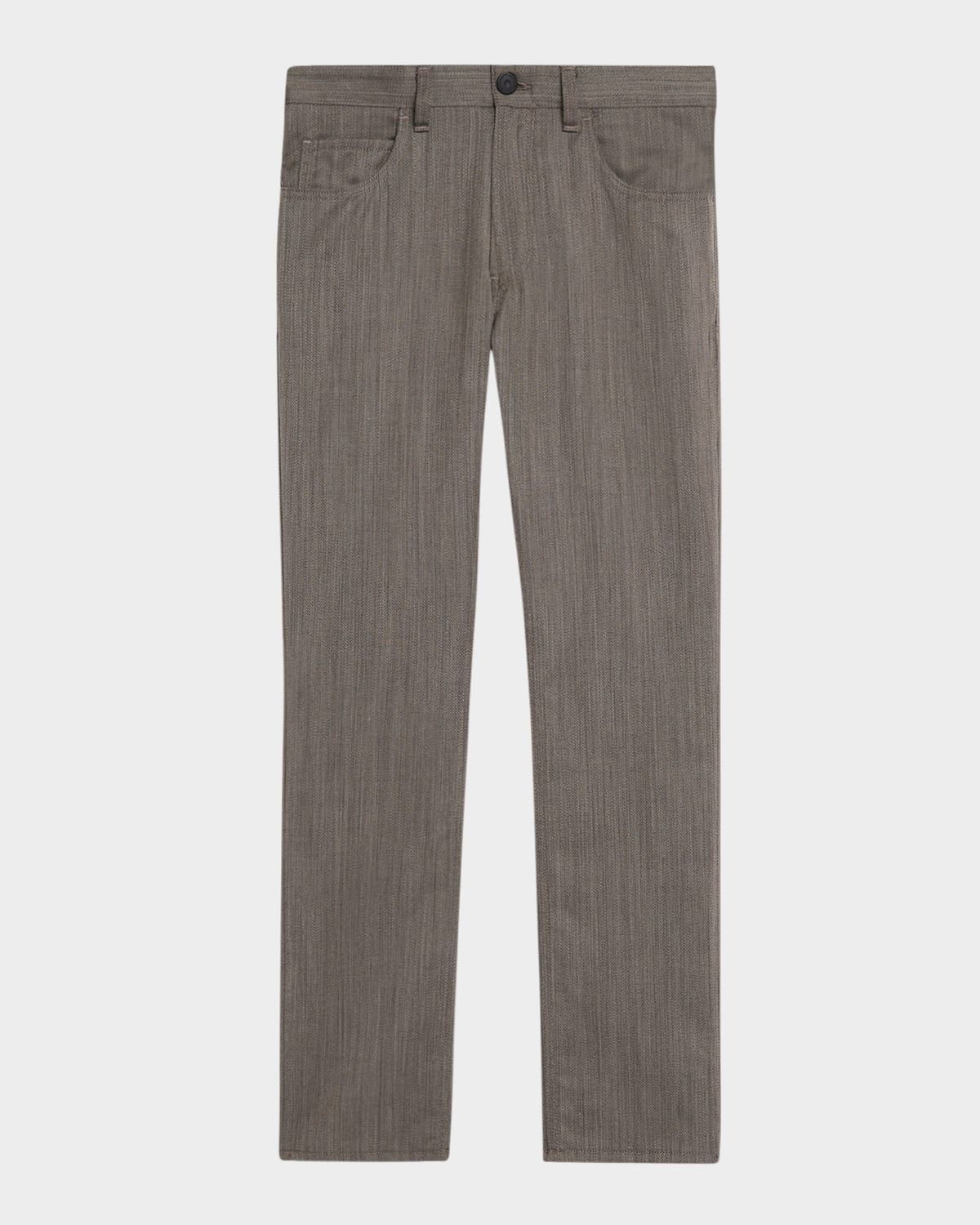 Men & apos;s Wool Melange Five-Pocket Pants