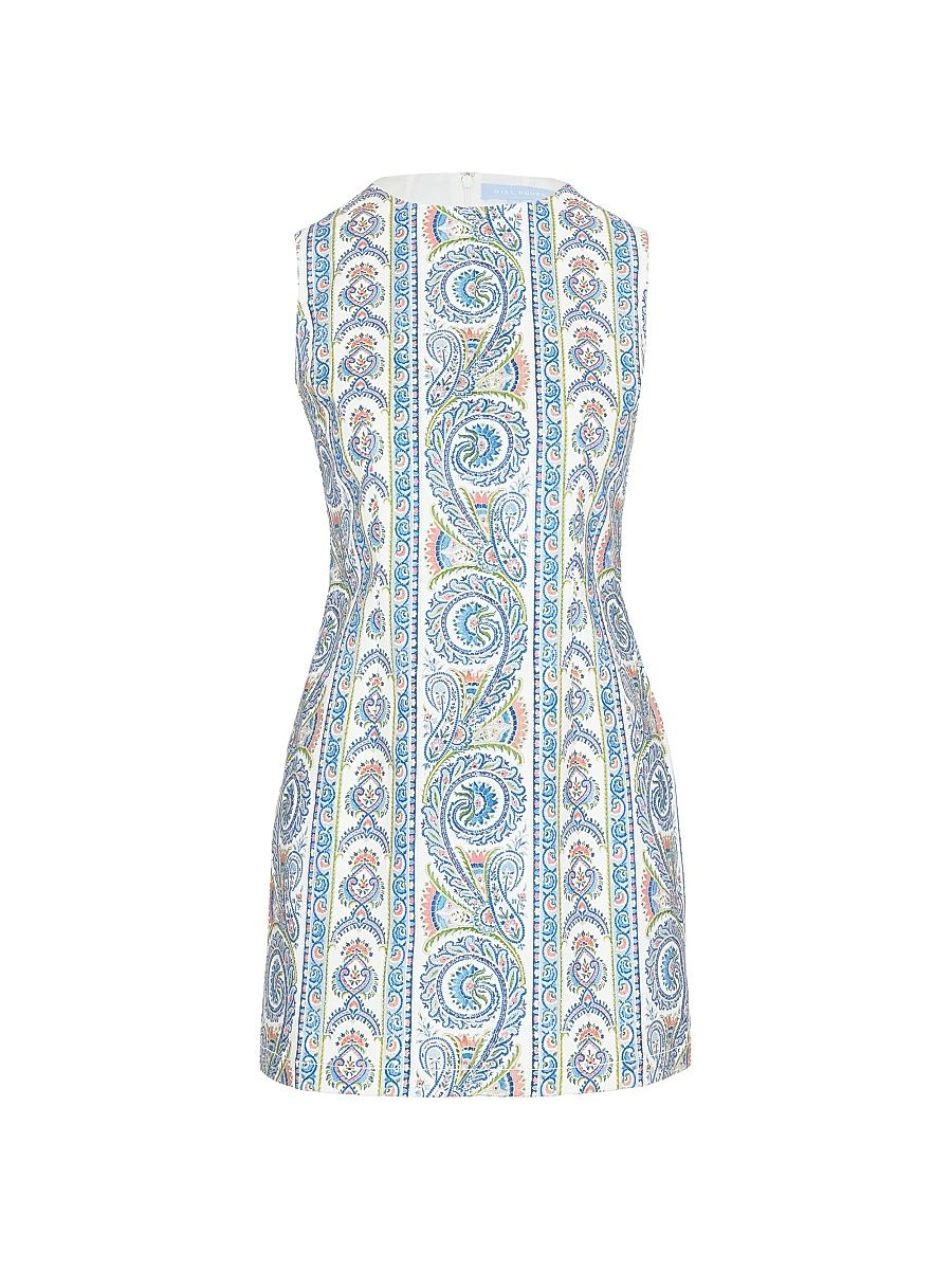 Women's The Viola Dress - Blue Corsica Paisley - Size XXL
