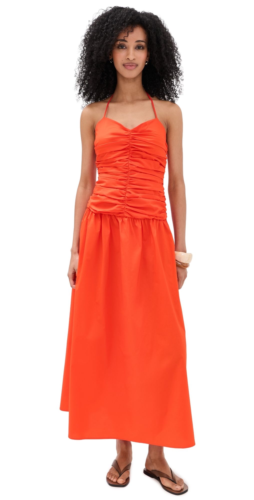 Solid & Striped The Adina Dress Habanero L