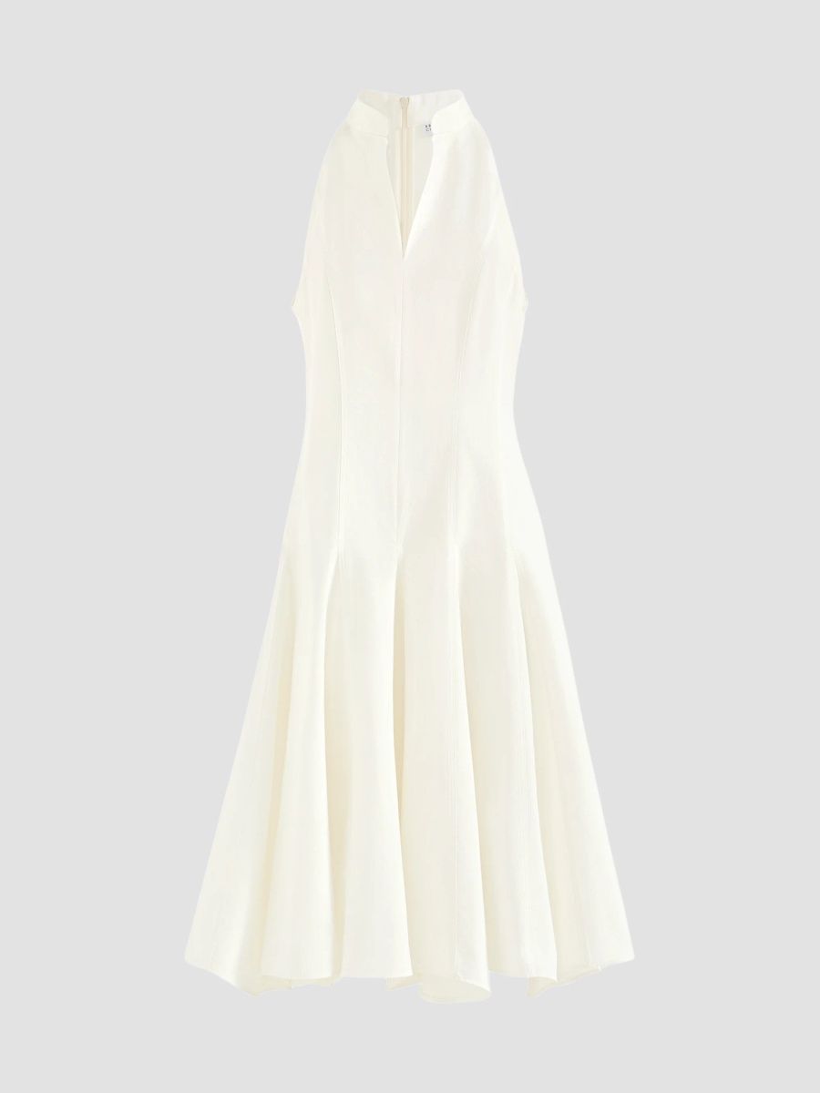 Brunello Cucinelli Women's Cotton Poplin Dress - White - Size XXS