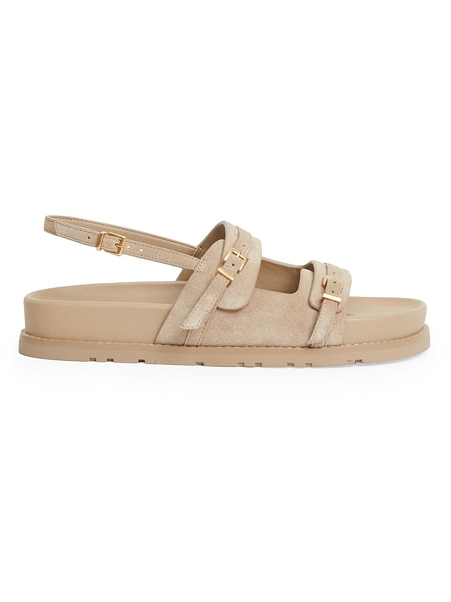 Women's Carey Sport Suede Sandals - Desert - Size 8