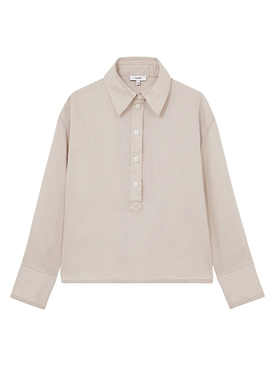Women's Overhead Linen Shirt - Size 2