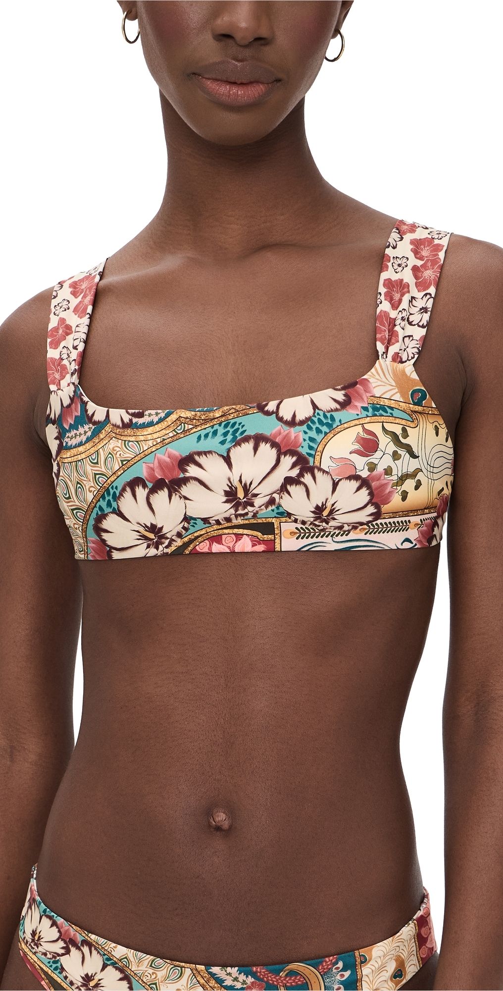 Agua Bendita Selena Plume Top Multicolor XL