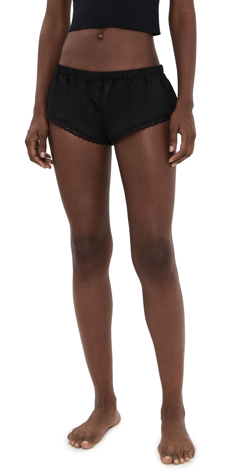 COUCOU The Boxette Shorts Black XS