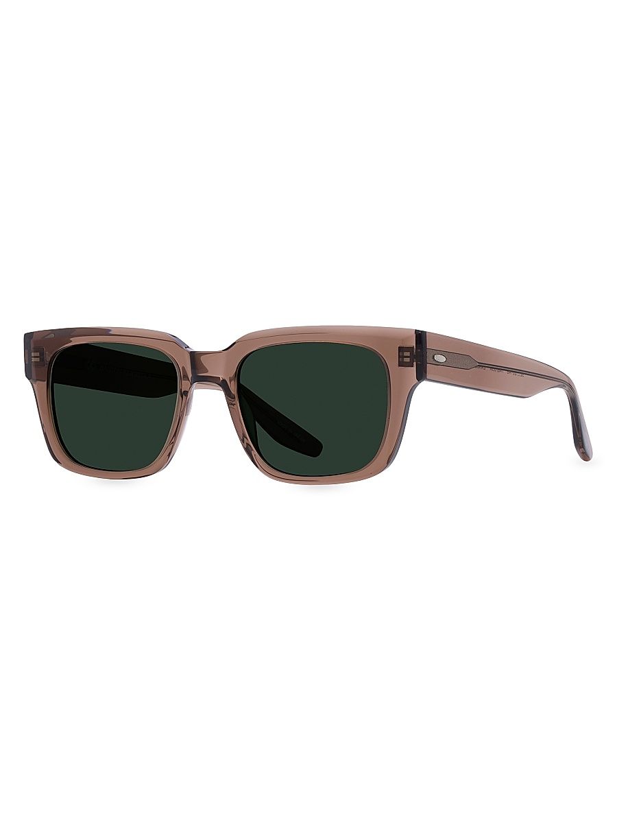 Men's Zander 52MM Square Sunglasses - Tobac Green Smoke