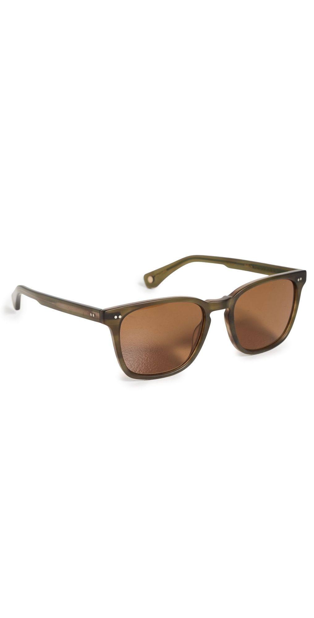 GARRETT LEIGHT Earvin Sunglasses Mot/O Plr One Size