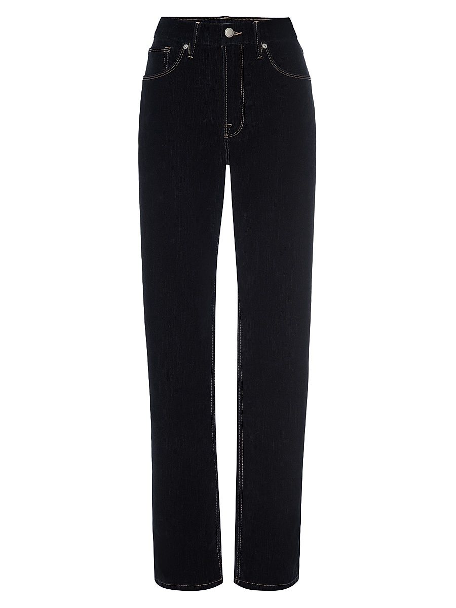 Women's Good Icon Denim High-Rise Straight-Leg Jeans - Indigo - Size 8