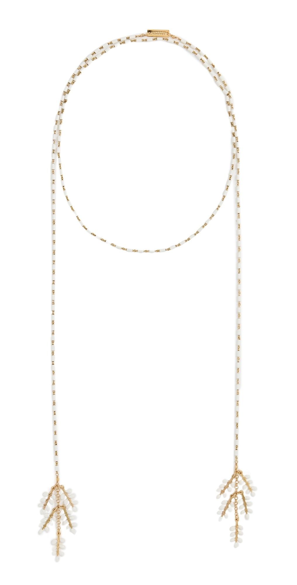 Isabel Marant Scarf Necklace Ecru One Size
