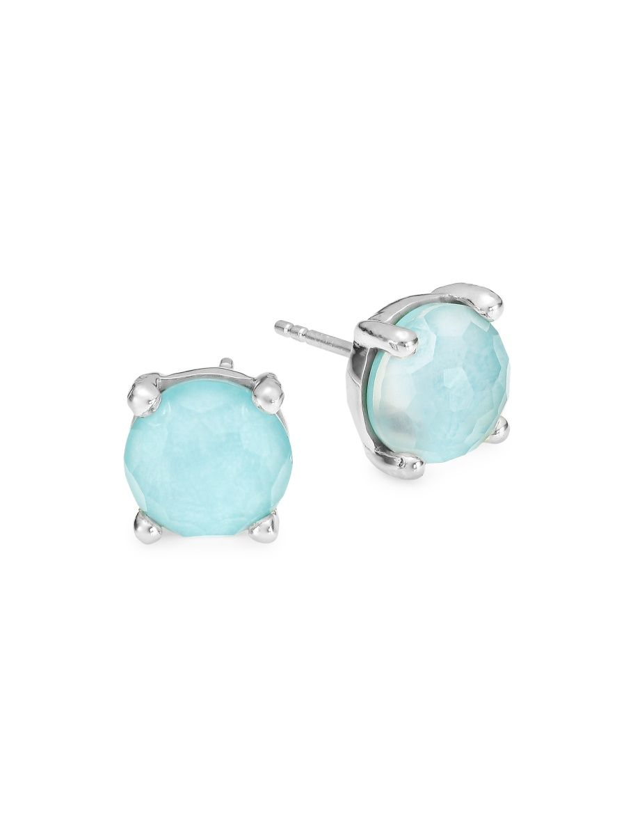 Ippolita Women's Rock Candy Sterling Silver & Doublet Stud Earrings - Silver