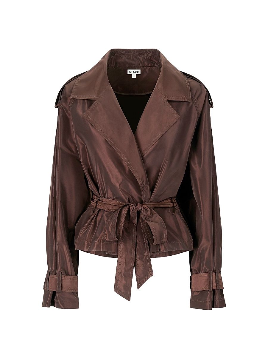 Women's Vale Belted Jacket - Earth - Size XL