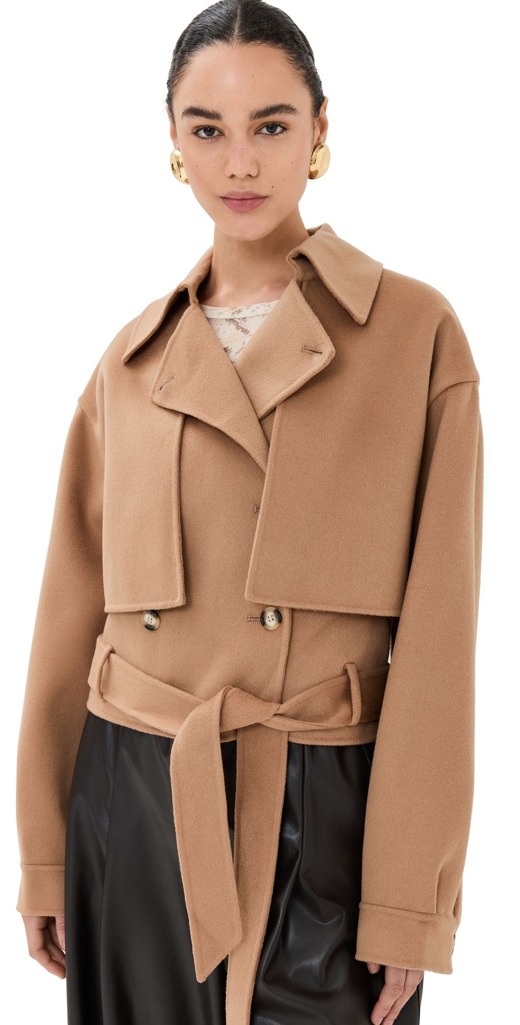 Nanushka Satoyo Jacket Camel L