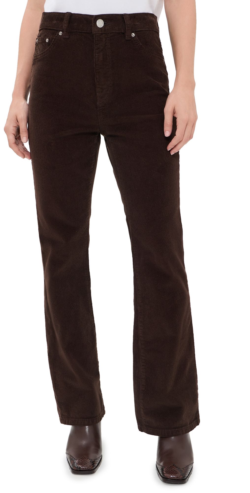 DL1961 Bridget Bootcut Petite Corduroy Pants meteorite (corduroy) 24