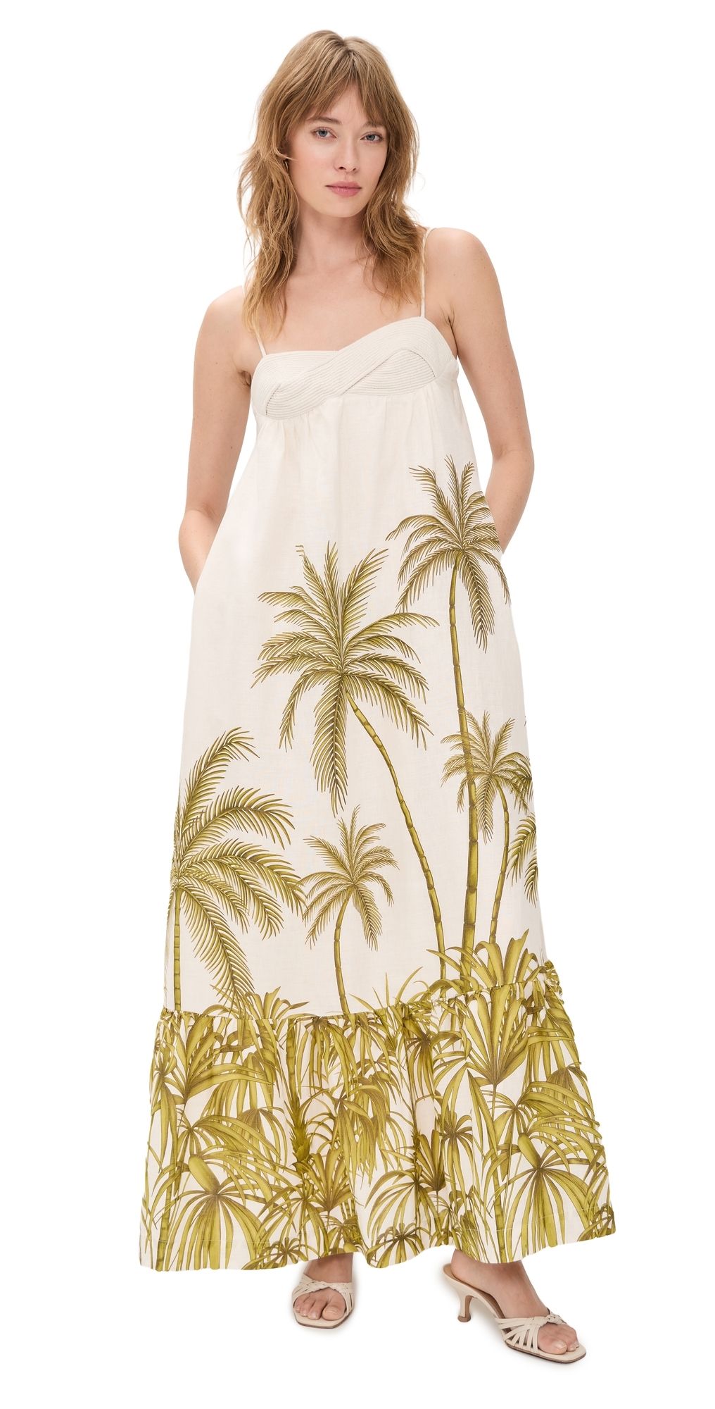 Andres Otalora Ron Coco Dress Green Paradiso 0