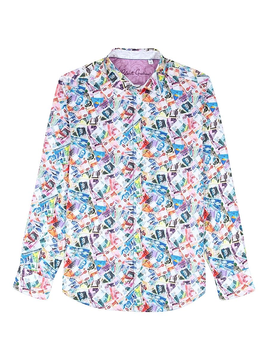 Men's Vacation Fund Stretch-Cotton Shirt - Size XXL