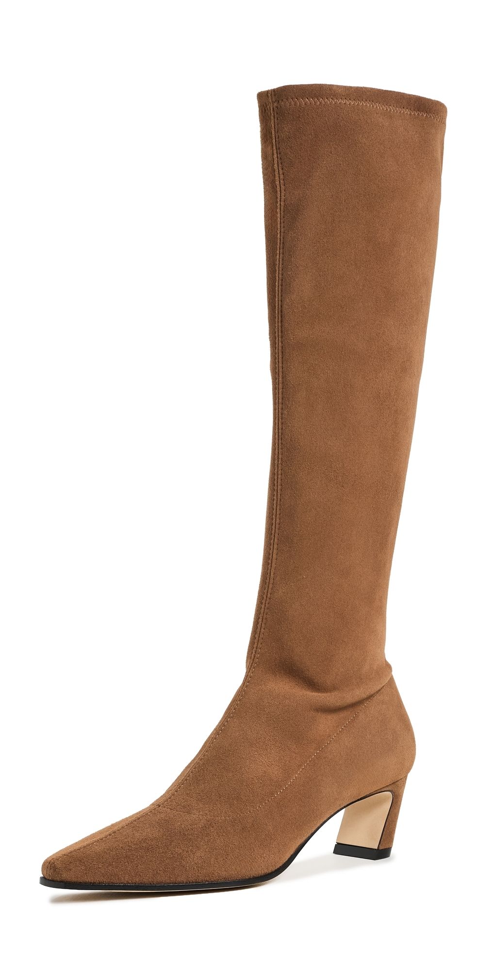 Stuart Weitzman Stassi Stretch Boots 50mm Toasted Almond 6