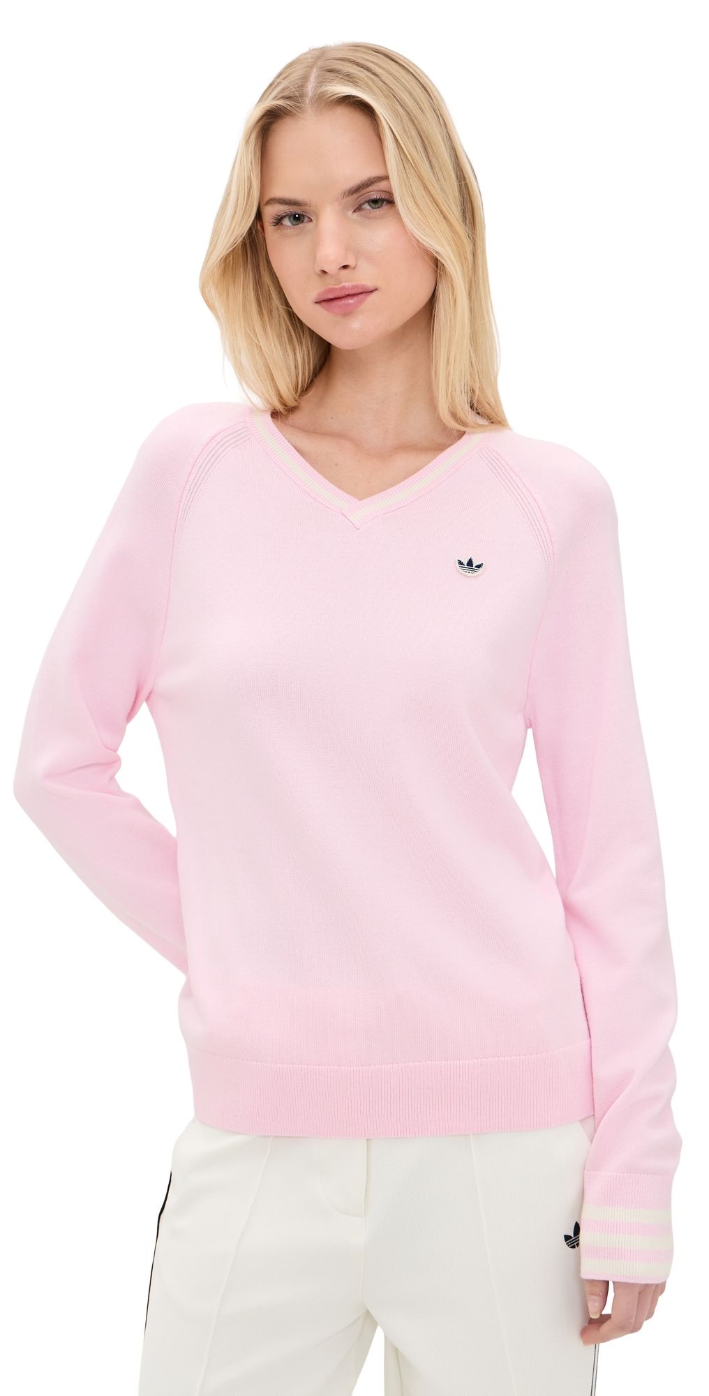 Adidas Golf Original Cashmere Sweater Clear Pink XL
