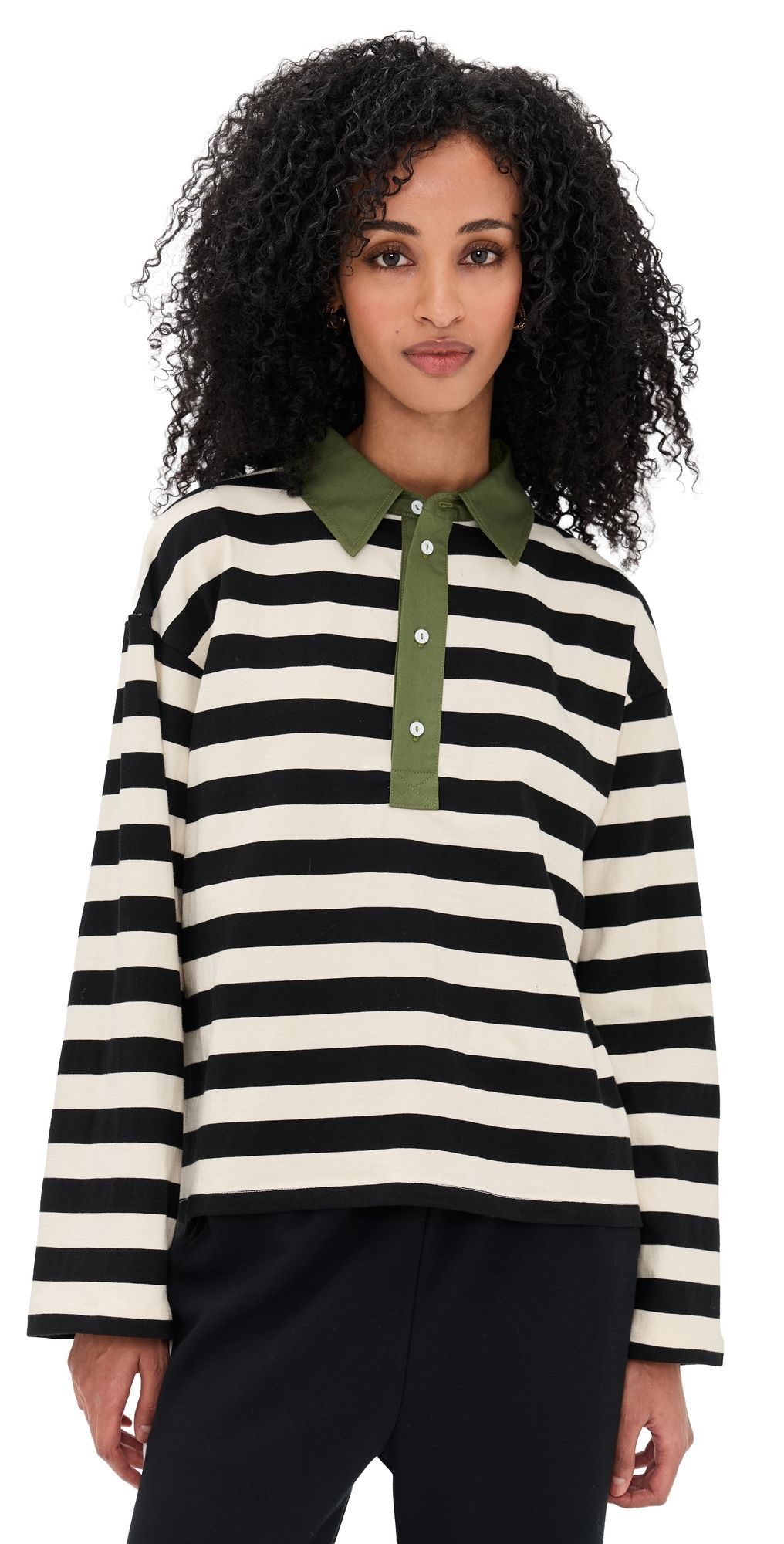 State & Lake Bobbi Polo Red/Ivory XXL