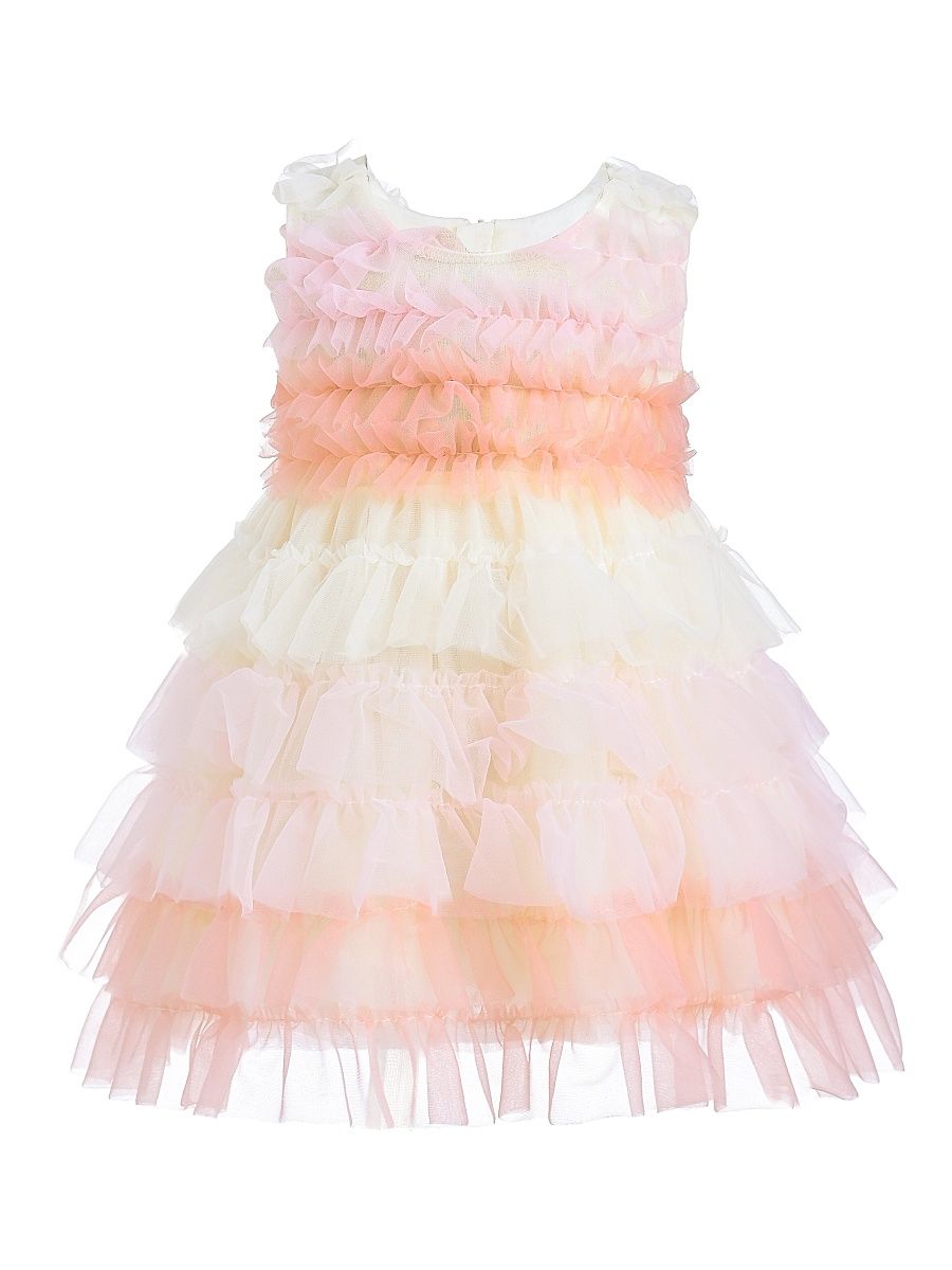 Baby Girl's Ruffle Layered Tulle Dress - Pink - Size 24 Months