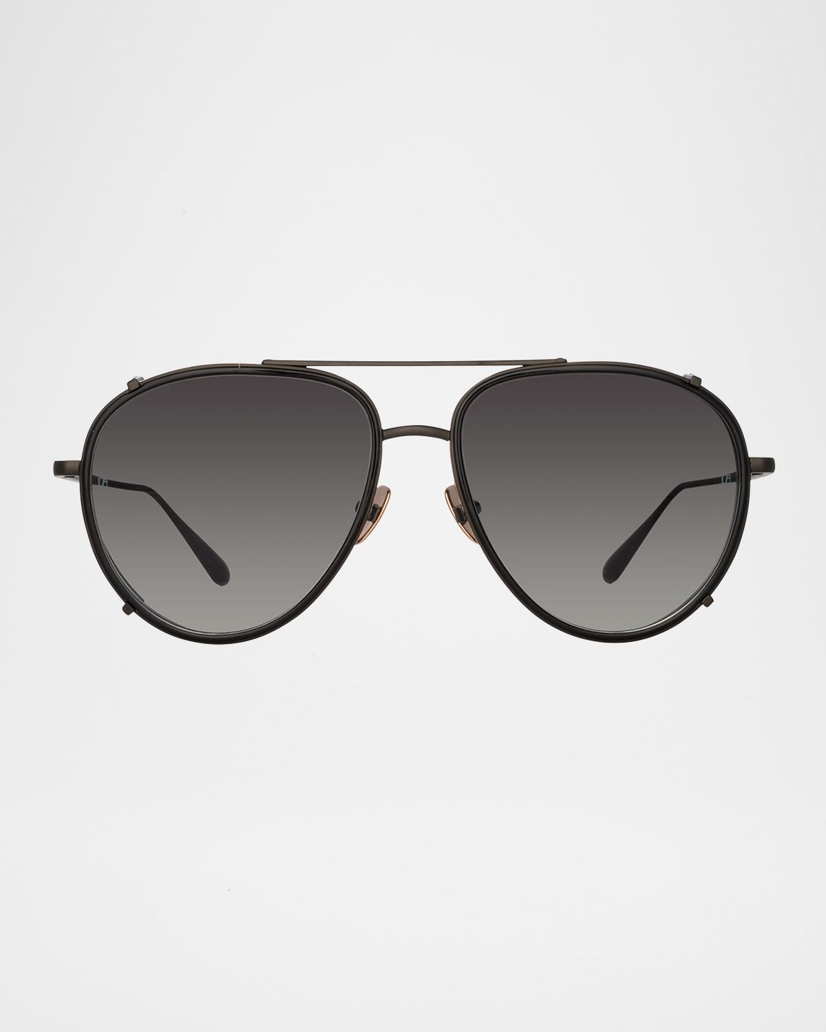 Dimitri Titanium Aviator Sunglasses